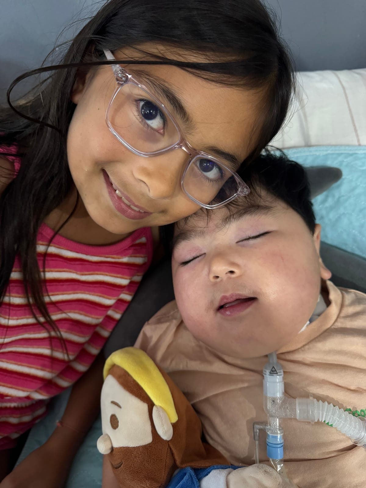 Arabella DeNigris is pictured with her brother Ace.