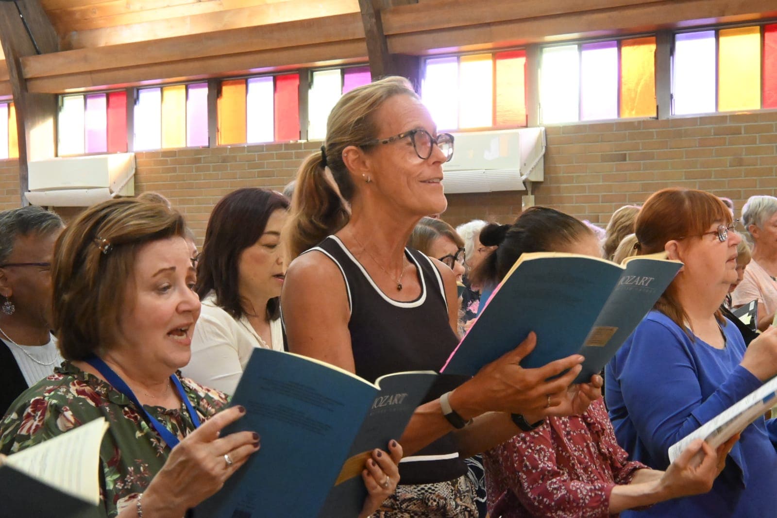 Members of the Summit Chorale perform Mozart's Requiem during the group's 9/11 Memorial Concert and Sing-In in New Providence.